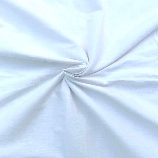 Muslin khadi Single Thread White Fabric – 40 ST